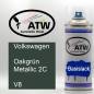 Preview: Volkswagen, Oakgrün Metallic 2C, V8: 400ml Sprühdose, von ATW Autoteile West.